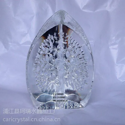 供应优质水晶礼品批发 高品质水晶菩提树