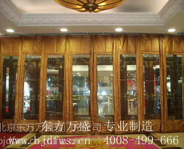 北京东方万盛专业生产棉门帘厂家 高档棉门帘 商场棉门帘 门帘厂家 棉门帘加工 棉门帘加工