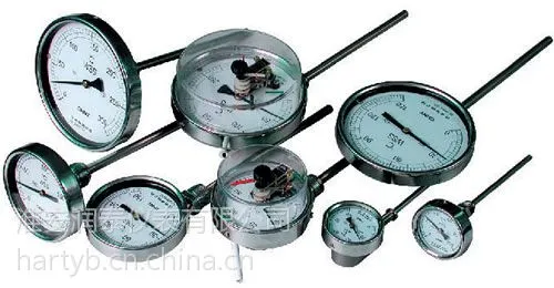 阳江双金属温度计WSS-401 -40-80℃ M27*2高品质