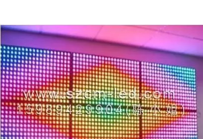 供应深圳厂家生产供应LED全彩点阵屏LED外露防水灯串LED全彩点阵屏
