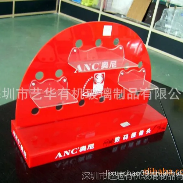 亚克力数码摄像头展示架,亚克力摄像头展示托架,摄像头促销架