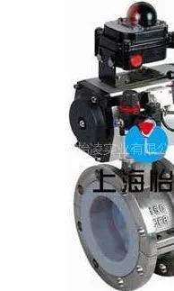 D641F46-16P气动法兰衬氟蝶阀