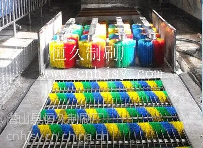 供应山西煤矿机械刷靴机彩色毛刷辊