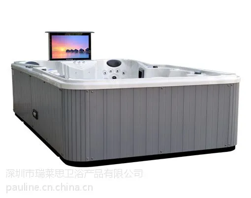 供应供应深圳卫浴洁具 厂家直销供应豪华按摩冲浪浴缸 水疗欢乐派