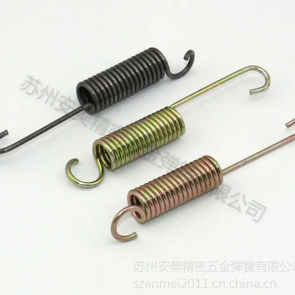 苏州安美五金弹簧供应刹车簧伸缩拉簧