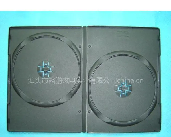 供应YUPENG dvd盒子DVD CASE 9mm 双面黑色的(YP-D805H)
