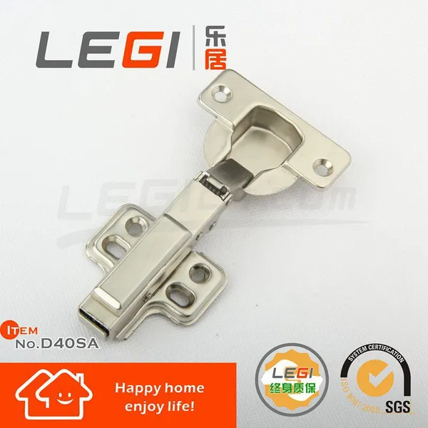 书柜液压铰链 40mm厚门阻尼铰链重型门用缓冲门铰合页全盖