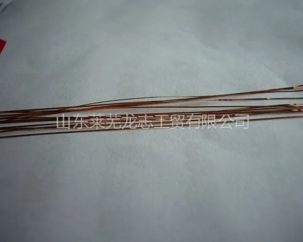供应扁铜丝铜线裸铜线0.03*0.3铜箔丝