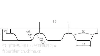 供应AT20聚氨酯同步带