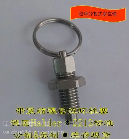 供应拉环分度销GN717 分隔式定位柱 M6M8M10M12M16 不锈钢碳钢现货现货 可定制