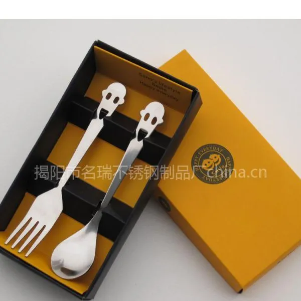 供应笑脸不锈钢环保餐具套装礼品|旅游纪念品
