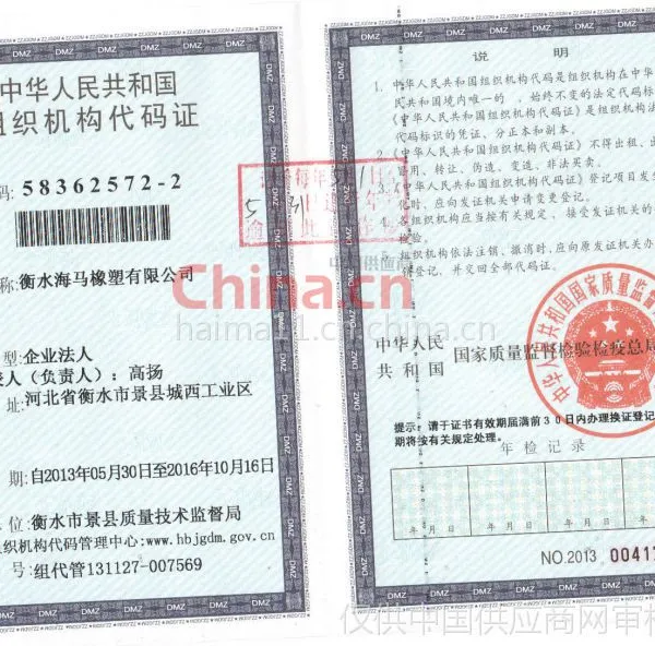 组织代码证