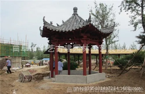 供应选购景观仿古凉亭长廊就在山东曲阜华艺设计精品