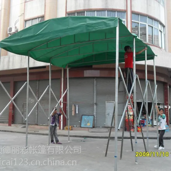 供应供应高档铝合金尖顶蓬 大型篷房 遮阳蓬 推拉篷 广告帐篷 西瓜棚篷帐篷 中柱伞 单边伞 铝伞 大方伞
