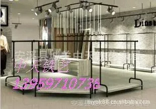 供应铁艺服装架 服装展示架 陈列架 中岛架/男装货架