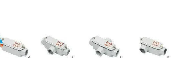 供应防爆直通穿线盒,防爆三通穿线盒,BHC-G3/4\