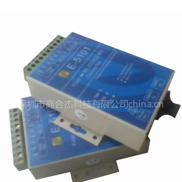 供应E-5101 单模双纤RS232/485/422转光纤转换器