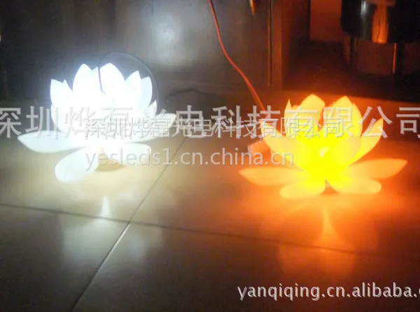 供应厂家私模新款LED单色莲化灯 户外景观专用
