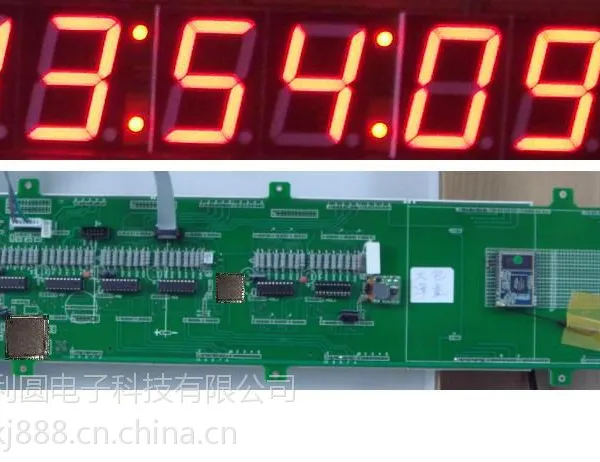 ��Ӧ���糧������ҵIRIG- B��ͬ��ʱ��У������ʱ����ʾ��ʱ��ϵͳ