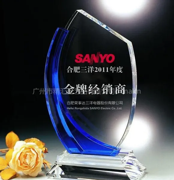 供应广州水晶授权牌厂家定做批发,苹果专卖店水晶授权牌,优秀供应商水晶授权牌,优秀员工授权牌