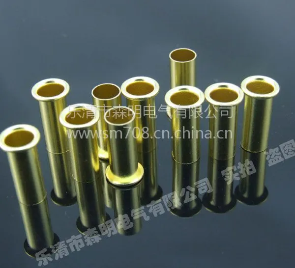 供应价格优 品质好 发货快平头空心铆钉 空心铜铆钉 铜管铆钉