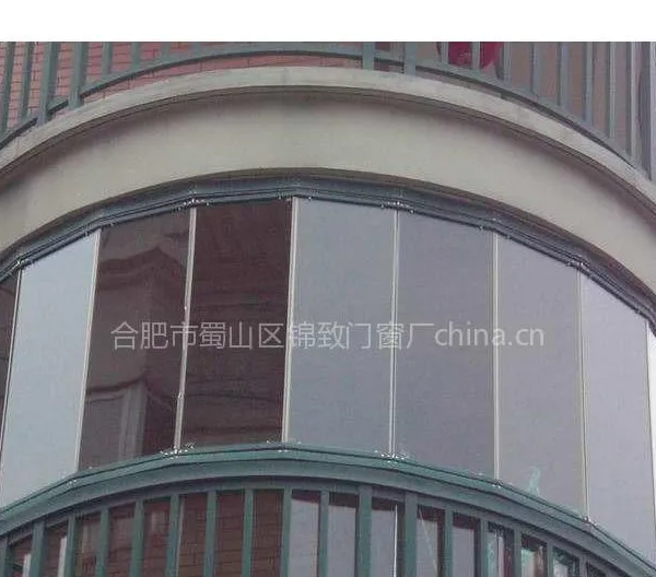 供应圆弧阳台/阳光房/彩铝门窗/纱窗/防盗门窗/衣柜移门