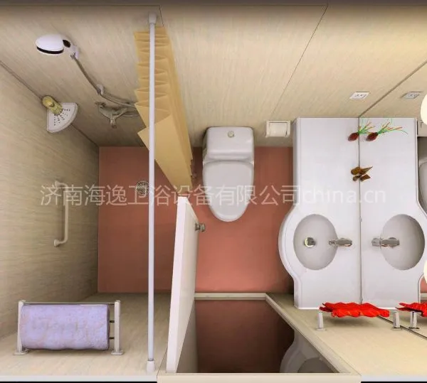 供应济南海逸整体卫浴整体浴室整体卫生间宾馆住宅标配防水省力1620