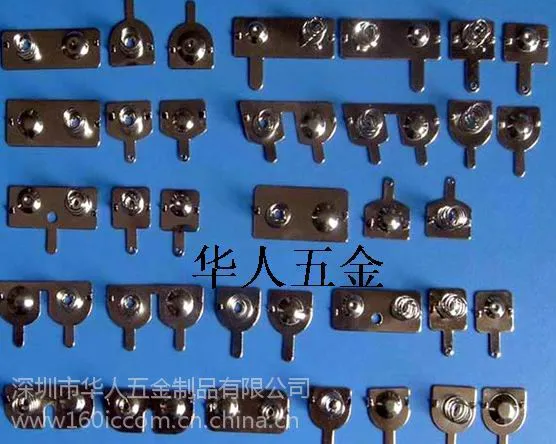 供应电池弹簧片电池夹片 五金弹簧片