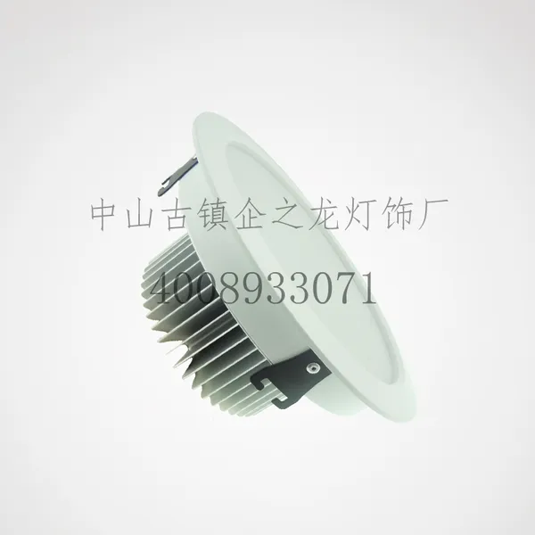 厂家直销 新款led筒灯外壳 8寸天花筒灯外壳 筒灯配件