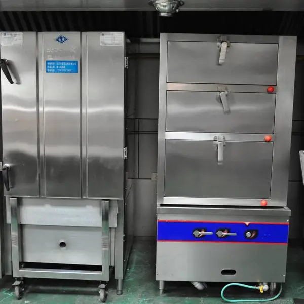 供应商用电蒸饭柜 燃气蒸饭柜 米饭蒸饭柜 蒸饭设备(YRZX-002)
