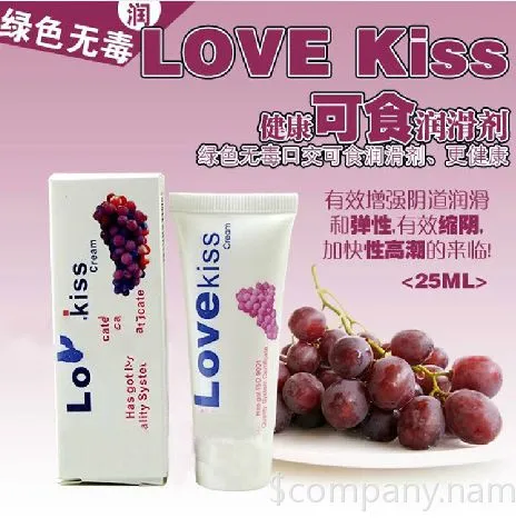 正品love kiss葡萄味润滑 可食用的润滑液 口交阴交润滑剂 25ML