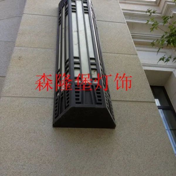 供应***户外防锈防水仿云石壁灯