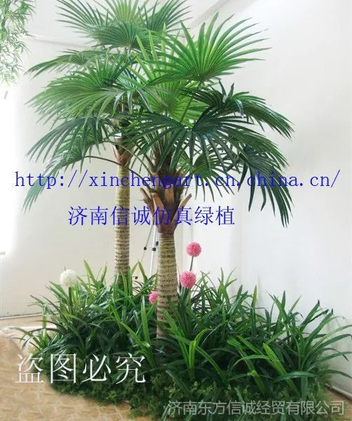 供应济南仿真棕榈树安装 仿真椰子树