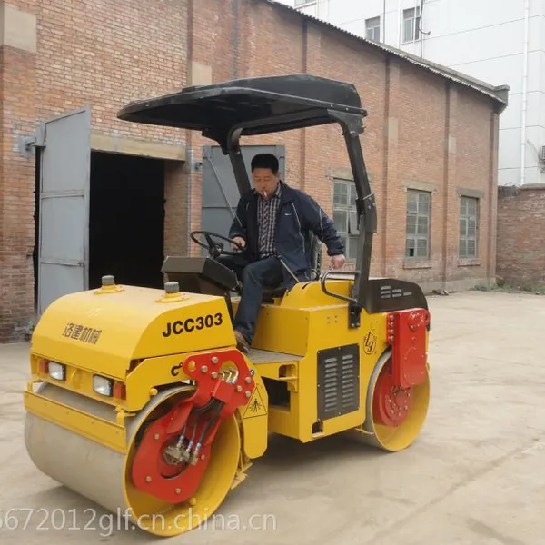 供应洛建洛阳牌3吨JCC303型双钢轮振动压路机