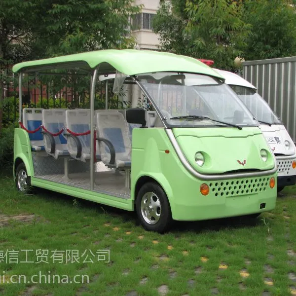 供应超前动力、绿色环保11座燃油观光车、游览车、看房车、 批发零售燃油观光车厂家