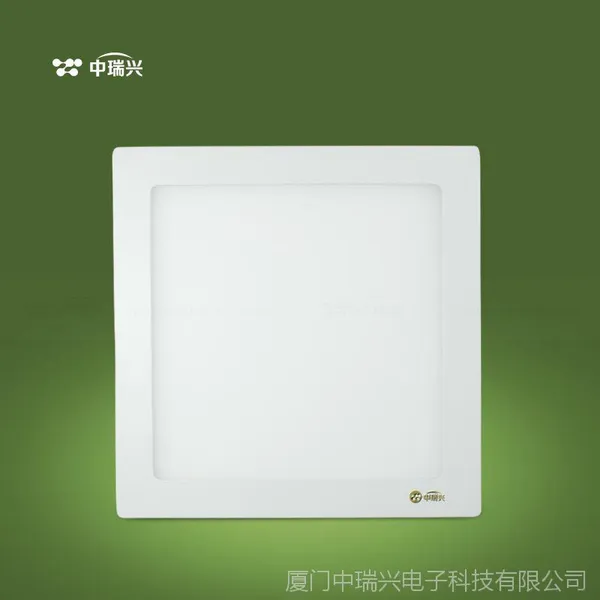 中瑞兴LED平板筒灯 明装LED筒灯24W瓦方形 天花灯厦门牌灯饰批发