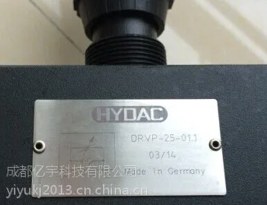 一级代理 全国 HYDAC贺德克板式节流阀DRVP-10-01.X