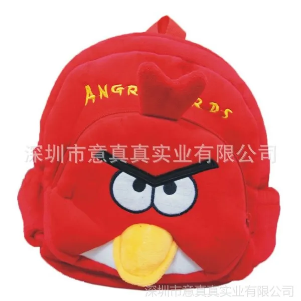 供应毛绒玩具礼品毛绒书包,定做加工儿童毛绒书包,卡通公仔学生背包,