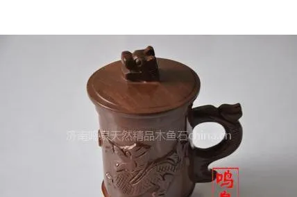 供应木鱼石保健杯,木鱼石杯,木鱼石杯子木鱼石茶杯
