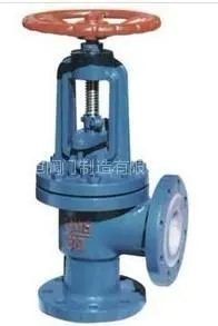衬氟直角阀   铸钢衬氟直角阀    衬氟法兰直角阀