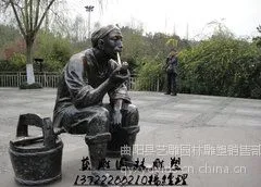 供应商业街人物雕塑 玻璃钢雕塑 树脂雕塑 校园雕塑 铸铜雕塑 人物小品雕塑