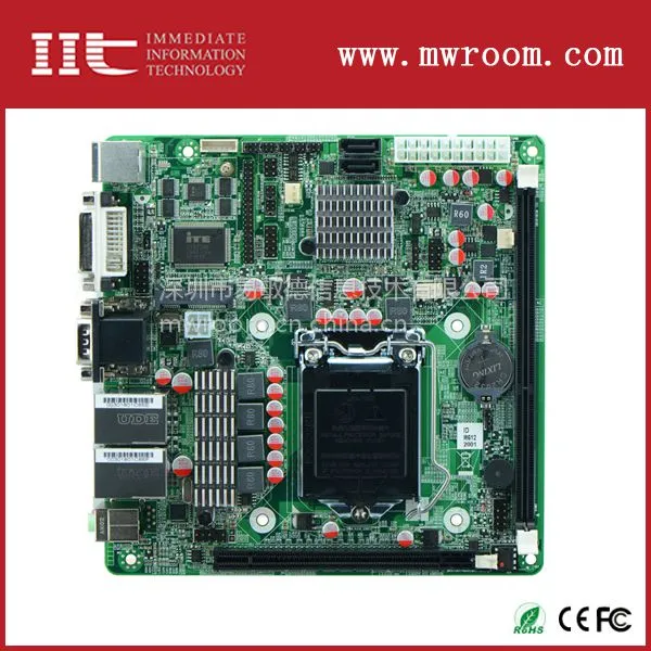 MINI-ITX LGA1155 H61 6COM���� DVI��ʾ ATM��/�Ŷӻ����� M61