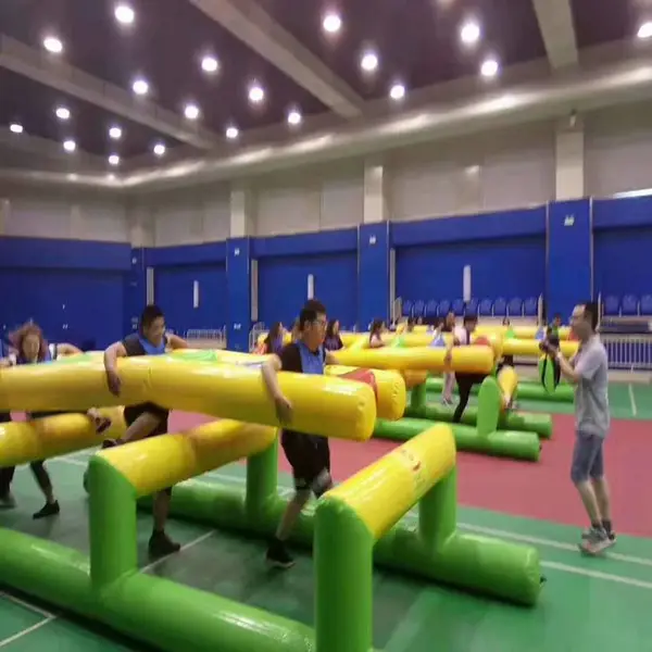 趣味运动会拓展项目充气障碍接力赛 团体趣味运动会器材
