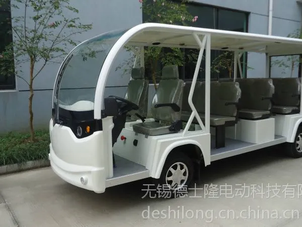 供应无锡电动观光车电动景区游览车电动看房车接待车11座-德士隆