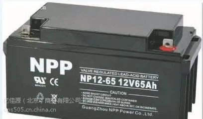 供应 耐普 NP12-65 12V65AH UPS蓄电池