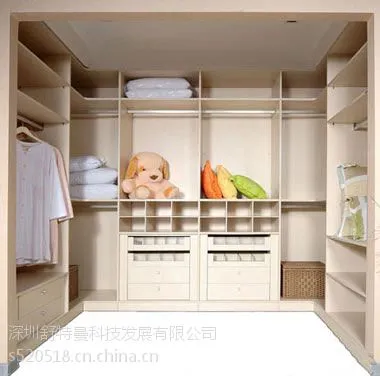 舒特曼定制整体衣柜/深圳定制衣帽间厂家/时尚衣帽间