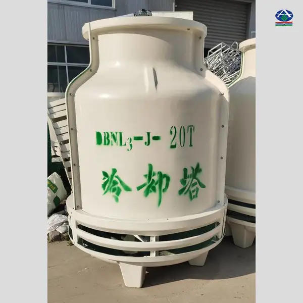 邯郸威县玻璃钢冷却塔 20T圆形逆流水塔*** 河北华强