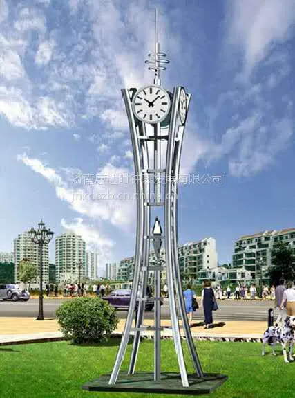 供应户外精美立钟 街头站钟 工艺钟表 景观大钟 街钟 广告钟 创意钟