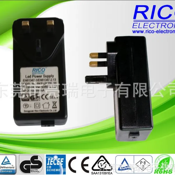 供应BS英规22V900mA台灯.落地灯.子母灯驱动电源