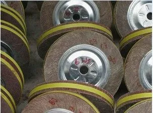 供应供应千页轮,用于金属表面加工处理。外径、内径及厚度规格多样